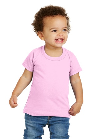Gildan® Toddler Heavy Cotton™ 100% Cotton T-Shirt – Front – Light Pink