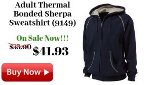 Adult Thermal Bonded Sherpa Sweatshirt