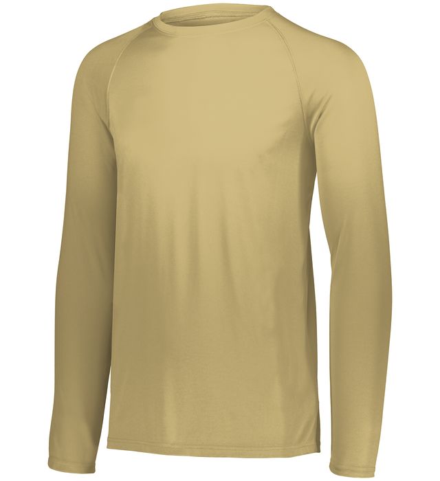 Augusta Sportwear Adult Polyester Moisture wicking Long Sleeve Tee Shirt 2795 Vegas Gold