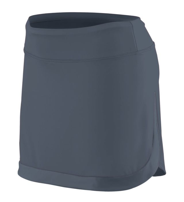 Augusta Sportwear Girls Lightweight Polyester Spandex Freedom Trouser Skirt 2411 Graphite/Graphite