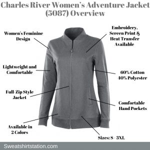 Charles RIver Women's Adventure Jacket 5087 Overview