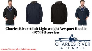 Charles River Adult Lightweight Newport Hoodie (9753)