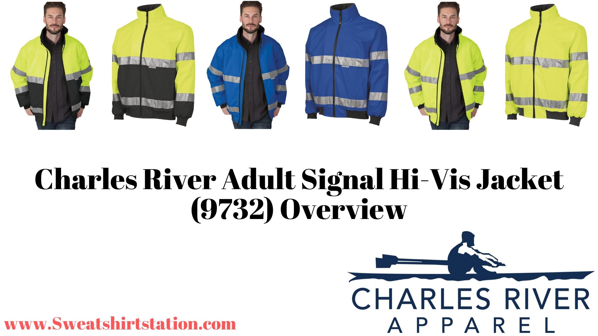 Charles River Adult Signal Hi-Vis Jacket (9732) Styles
