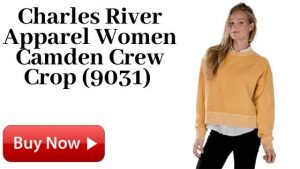Charles River Apparel Women Camden Crew Crop (9031) For Sale
