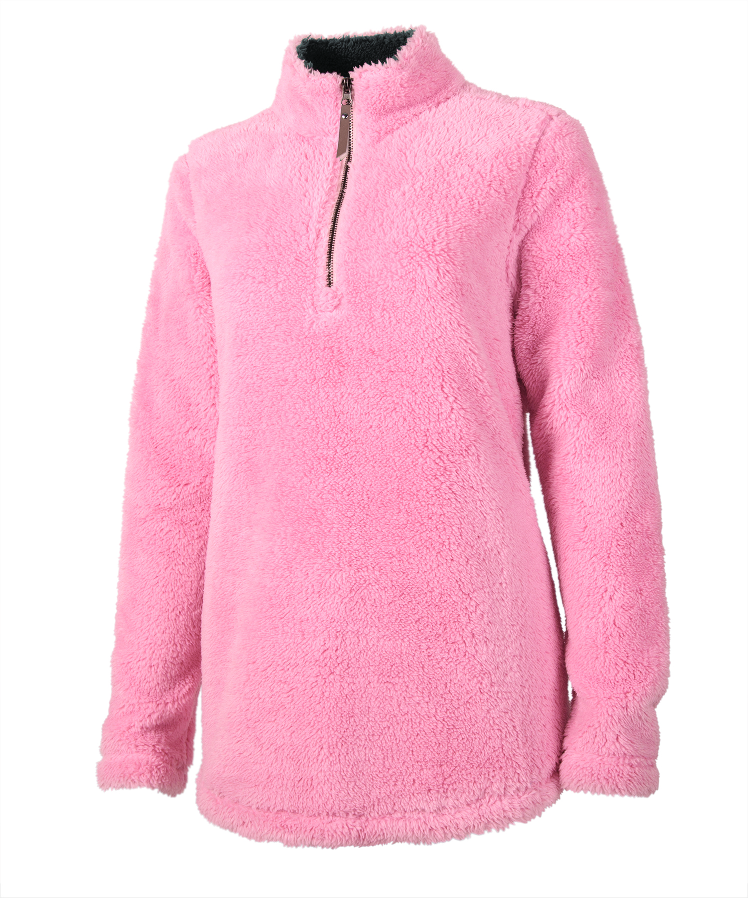 Charles River Apparel Women’s Newport Fleece Pullover Style 5876 Front Powder Pink.