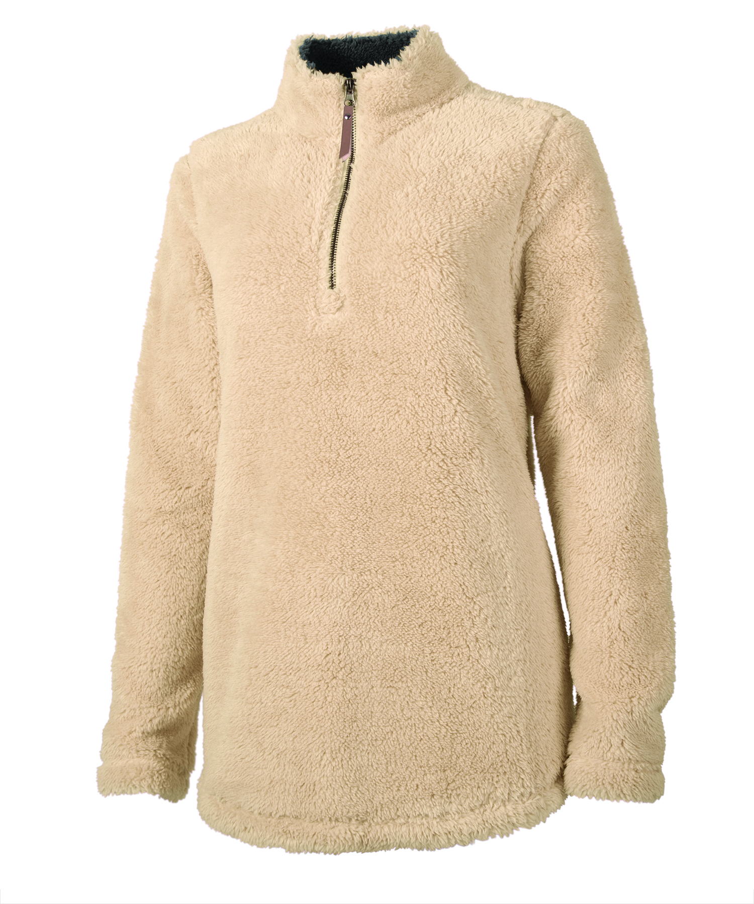 Charles River Apparel Women’s Newport Fleece Pullover Style 5876 Front Sand