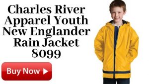 Charles River Apparel Youth New Englander Rain Jacket 8099 Yellow