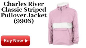Charles River Classic Striped Pullover Jacket (9908) For Sale
