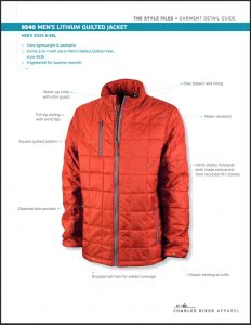 Charles River Men’s Lithium Quilted Jacket (9540) Overview