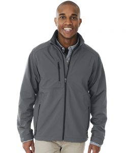 Charles River Men’s Axis Soft Shell Jacket (9317) Steel Grey
