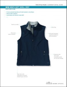 Charles River Men’s Classic Soft Shell Vest (9819)