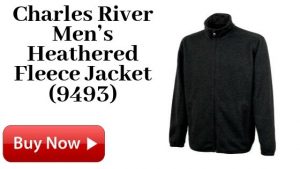 Charles River Men’s Heathered Fleece Jacket (9493) For Sale
