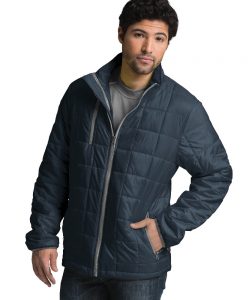 Charles River Men’s Lithium Quilted Jacket (9540) Navy