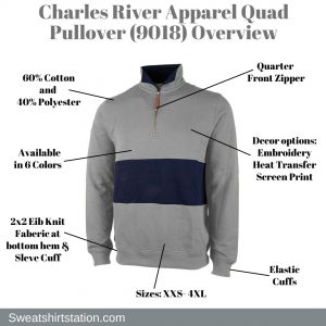 Charles River Quad Pullover (9018) Overview