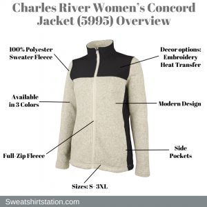 Charles River Women’s Concord Jacket (5995) Overview