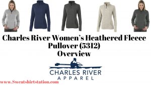 Charles River Women’s Heathered Fleece Pullover (5312) Banner