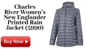 Charles River Women’s New Englander Printed Rain Jacket (5990) For Sale