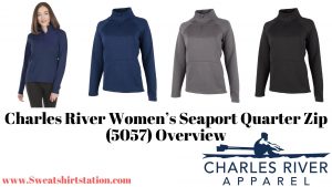 Charles River Women’s Seaport Quarter Zip (5057) Colors