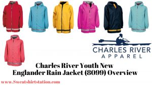 Charles River Youth New Englander Rain Jacket Colors