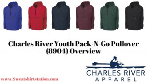 Charles River Youth Pack-N-Go Pullover (8904) Colors