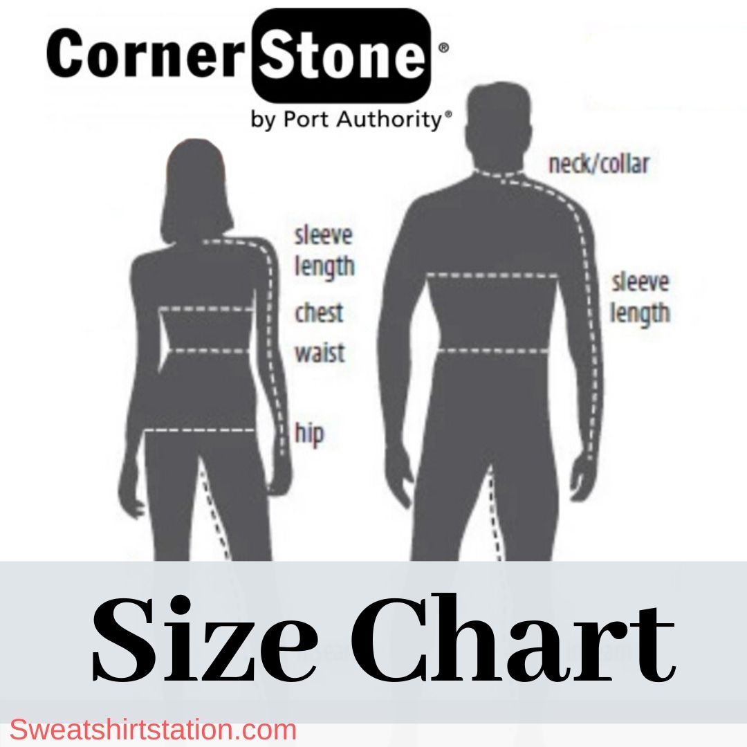 Cornerstone Apparel Size Chart