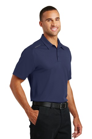 Port Authority Pinpoint Mesh Polo – model – True Navy – Front