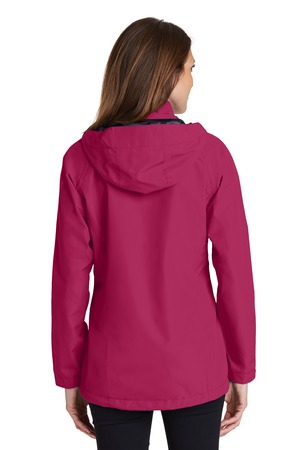 Port Authority Torrent Waterproof Jacket Style L333 – Back – Dark Fuchsia