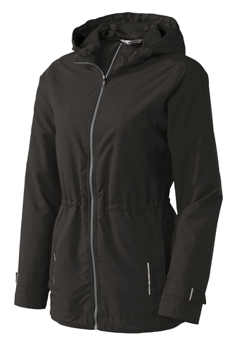 Port Authority Ladies Northwest Slicker Rain Jacket L7710 Black