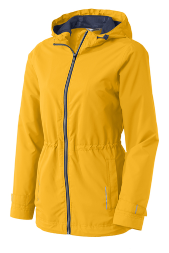 Port Authority Ladies Northwest Slicker Rain Jacket L7710 Slicker Yellow
