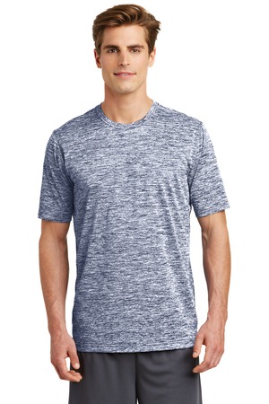Sport-Tek PosiCharge® Electric Heather Tee Style ST390 – True Navy Electric