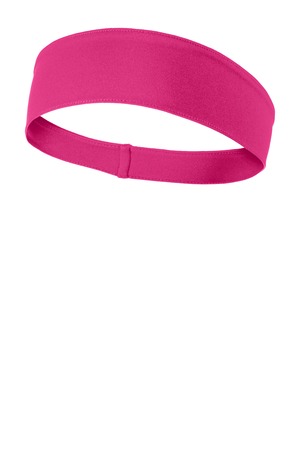 Sport-Tek PosiCharge Competitor Headband – Pink Raspberry
