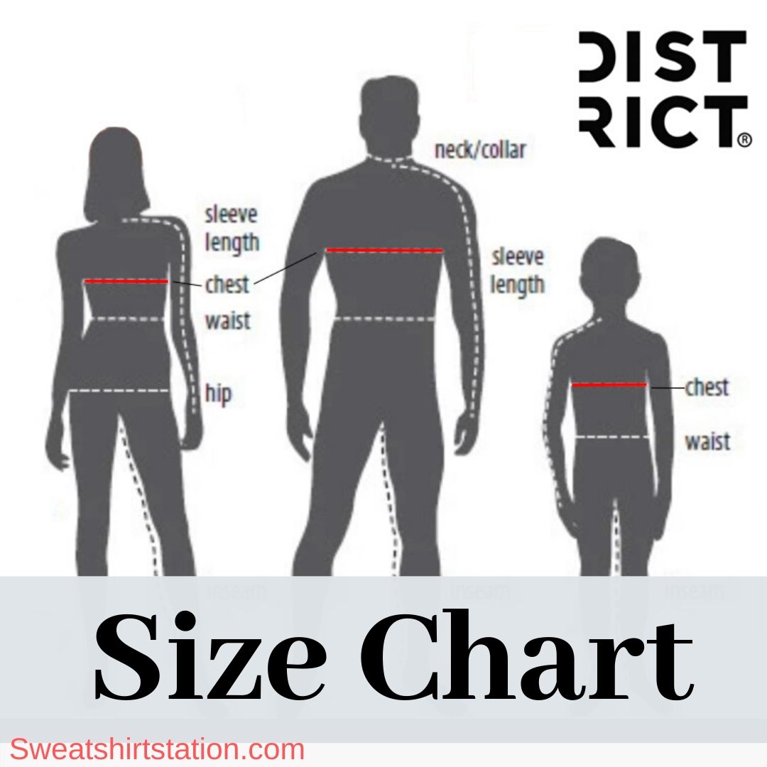 District Clothing Size Chart – Overview (photos and Charts)