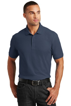 Port Authority Tall Core Classic Pique Polo Style TLK100 – River Blue Navy – Model