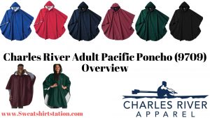Unisex Charles River Adult Pacific Poncho (9709) Colors