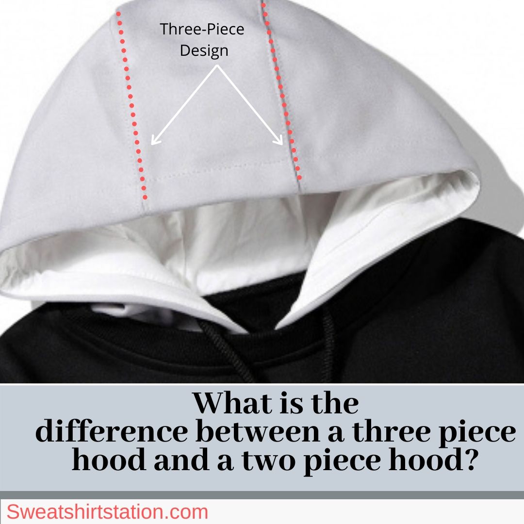 What is the difference between a three piece hood and a two piece hood?