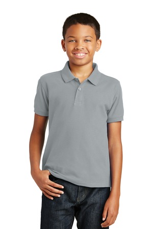 Port Authority Core Classic Pique Polo Style Y100 – Gusty Grey – Model