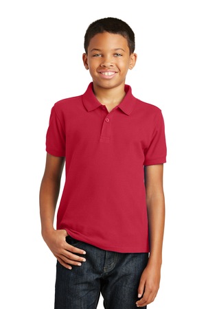 Port Authority Core Classic Pique Polo Style Y100 – Rich Red – Model