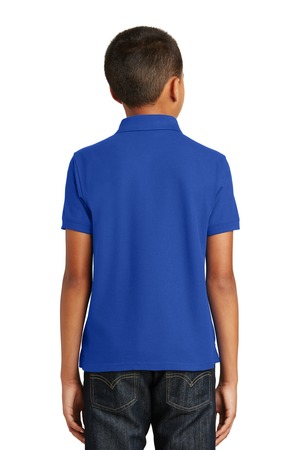 Port Authority Core Classic Pique Polo Style Y100 – True Royal – Back