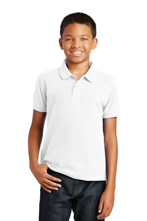 Port Authority Core Classic Pique Polo Style Y100 – White – Model