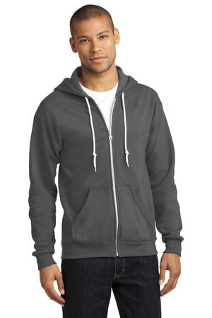 Anvil Full-Zip Hooded Sweatshirt Style 71600 Charcoal