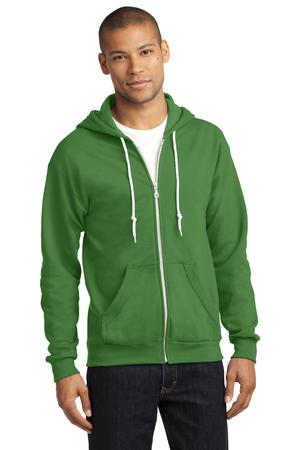 Anvil Full-Zip Hooded Sweatshirt Style 71600 Green Apple