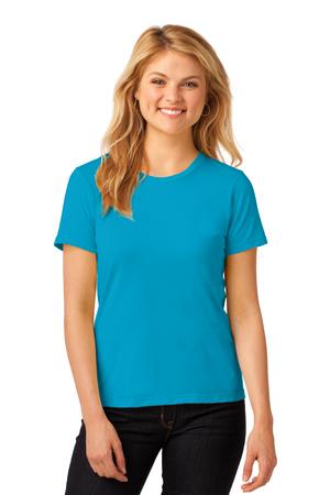 Anvil Ladies 100% Ring Spun Cotton T-Shirt Style 880 Caribbean Blue