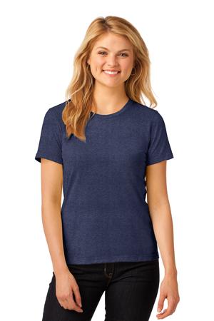 Anvil Ladies 100% Ring Spun Cotton T-Shirt Style 880 Heather Blue