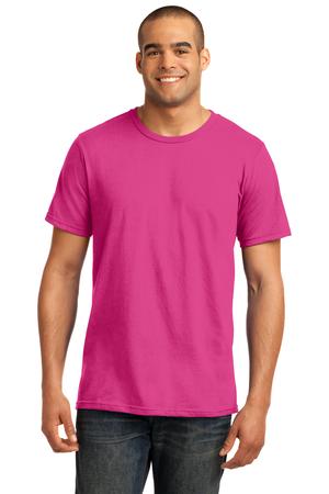 Anvil 980 Ring Spun Cotton T-Shirt Hot Pink