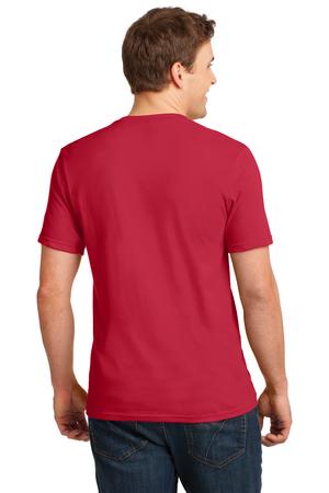 Anvil 100% Ring Spun Cotton V-Neck T-Shirt Style 982 Red Back