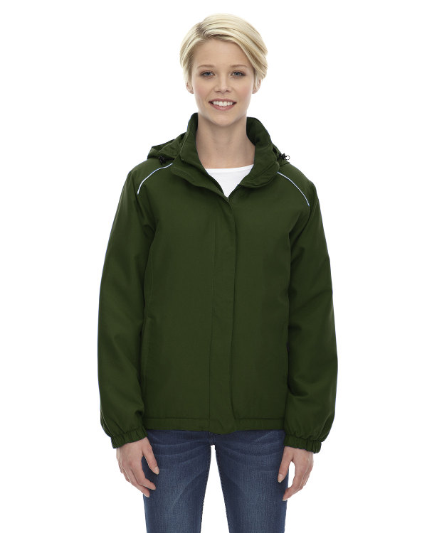 Ash City - Core 365 Ladies' Brisk Insulated Jacket Forest Green