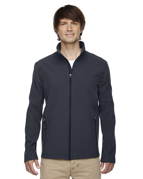 Ash City - Core 365 Men's Cruise Two-Layer Fleece Bonded Soft Shell Jacket Carbon