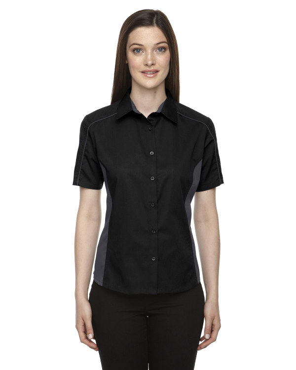 ash-city-north-end-ladies-fuse-colorblock-twill-shirt-black