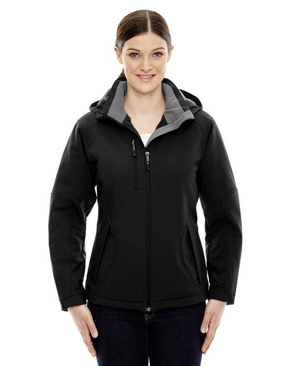 ash-city-north-end-ladies-glacier-insulated-three-layer-fleece-bonded-soft-shell-jacket-with-detachable-hood-black