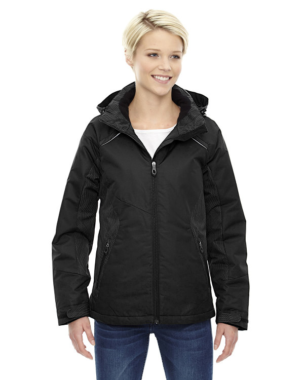 ash-city-north-end-ladies-linear-insulated-jacket-with-print-black
